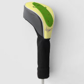 かわいいハッピーピックアニメイラストレーション ゴルフヘッドカバー (アングル)