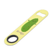 かわいいハッピーピックアニメイラストレーション スピード栓抜き (正面アングル)