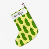 かわいいハッピーピックアニメイラストレーション スモールクリスマスストッキング (裏面 (吊り時))