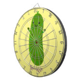 かわいいハッピーピックアニメイラストレーション ダーツボード (正面右)