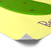 かわいいハッピーピックアニメイラストレーション ポスター (角)