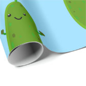 かわいいハッピーピックアニメイラストレーション ラッピングペーパー (ロールコーナー)