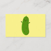 かわいいハッピーピックアニメイラストレーション 名刺 (裏面)