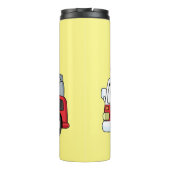 かわいいハッピーファイアーエンジンアニメ タンブラー (裏面)