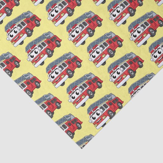 かわいいハッピーファイアーエンジンアニメ 薄葉紙 (詳細)