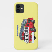 かわいいハッピーファイアーエンジンアニメ Case-Mate iPhoneケース (裏面)