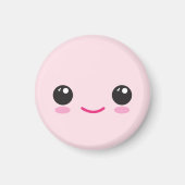 かわいいハッピーフェイス マグネット (正面)