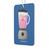 かわいいハッピーフードミキサーの台所用品の漫画 カーエアーフレッシュナー (左)