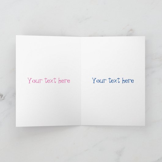 かわいいハッピーフードミキサーの台所用品の漫画 カード (内部)