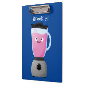 かわいいハッピーフードミキサーの台所用品の漫画 クリップボード (左)