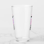 かわいいハッピーフードミキサーの台所用品の漫画 タンブラーグラス (右)