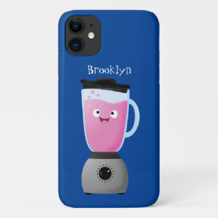 かわいいハッピーフードミキサーの台所用品の漫画 iPhone 11 ケース
