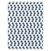 かわいいハッピーブルーベリー紫の漫画イラストレーション テーブルクロス (正面)