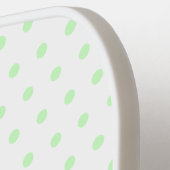 かわいいハッピーブルーベリー紫の漫画イラストレーション ピックルボールラケット (左詳細)