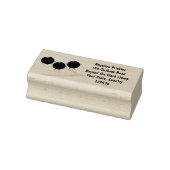 かわいいハッピーブルーベリー紫の漫画イラストレーション ラバースタンプ (スタンプ)