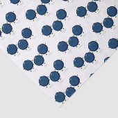 かわいいハッピーブルーベリー紫の漫画イラストレーション 薄葉紙 (詳細)