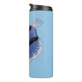 かわいいハッピーブルーnudibranch漫画イラストレーション タンブラー (回転右)