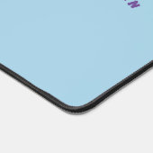 かわいいハッピーベビーオランウータン漫画イラストレーション デスクマット (コーナー)