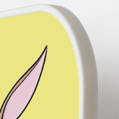 かわいいハッピーベビー鹿の漫画イラストレーション ピックルボールラケット (左詳細)