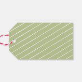 かわいいハッピーホリデーズクリスマスツリー ギフトタグ (裏面横)