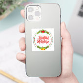 かわいいハッピーホリデー シール (スマートフォン)