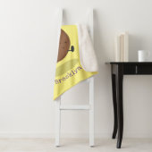 かわいいハッピーポテトジャンプのロープ漫画 シェルパブランケット (インサイチュ)