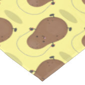 かわいいハッピーポテトジャンプのロープ漫画 テーブルクロス (アングル)