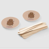 かわいいハッピーポテトジャンプのロープ漫画 ハンドファン (組立なし)