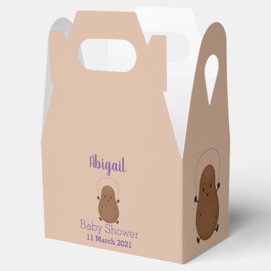 かわいいハッピーポテトジャンプのロープ漫画 フェイバーボックス (オープン)