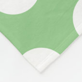 かわいいハッピーポテトジャンプのロープ漫画 フリースブランケット (角)