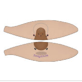 かわいいハッピーポテトジャンプのロープ漫画 ミニバスケットボール (パネル)