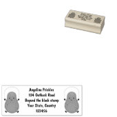 かわいいハッピーポテトジャンプのロープ漫画 ラバースタンプ (押印)