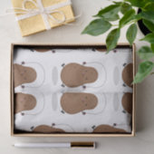 かわいいハッピーポテトジャンプのロープ漫画 薄葉紙 (ギフト)