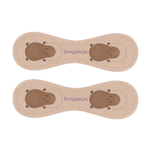 かわいいハッピーポテトジャンプのロープ漫画 野球ボール (パネル)