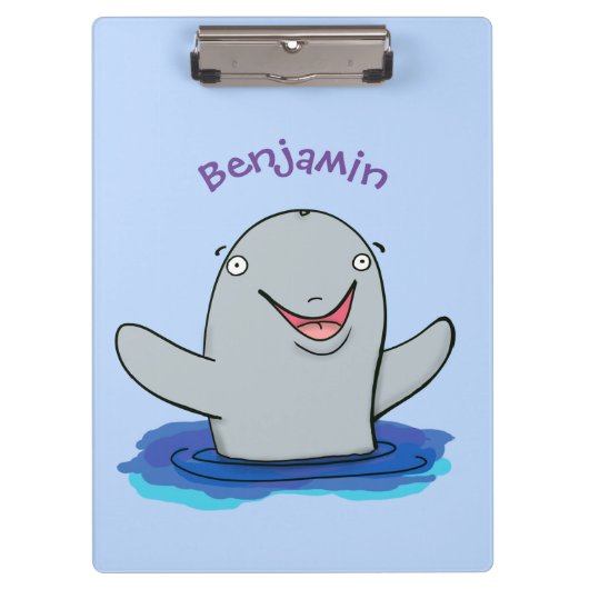 かわいいハッピーポルノの漫画イラストレーション クリップボード (正面)