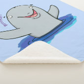 かわいいハッピーポルノの漫画イラストレーション シェルパブランケット (3/4)