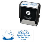 かわいいハッピーポルノの漫画イラストレーション セルフインキングスタンプ (インサイチュ)