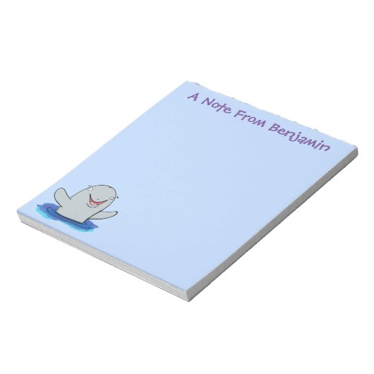 かわいいハッピーポルノの漫画イラストレーション ノートパッド (回転)