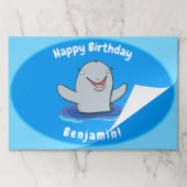 かわいいハッピーポルノの漫画イラストレーション ペーパーパッド (折り畳み)