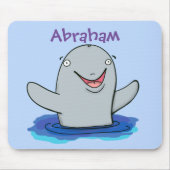 かわいいハッピーポルノの漫画イラストレーション マウスパッド (正面)