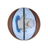 かわいいハッピーポルノの漫画イラストレーション ミニバスケットボール (縦)