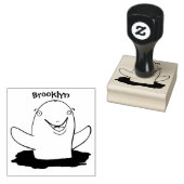 かわいいハッピーポルノの漫画イラストレーション ラバースタンプ (押印)