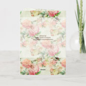 かわいいハッピーマザーズと父親の日と犬の写真 カード (裏面)