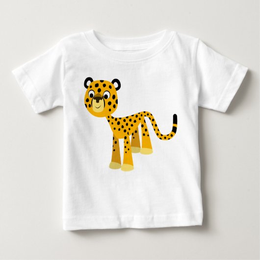 かわいいハッピーマンガのチーズベビーTシャツ ベビーTシャツ (正面)