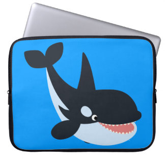 かわいいハッピーマンガキラークジララップトップスリーブ ラップトップスリーブ