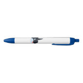 かわいいハッピーマンガキラー鯨黒インクペン 黒ボールペン (ボトム)