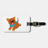 かわいいハッピーマンガスタフィー荷物タグ ラゲッジタグ (正面横)