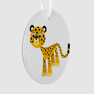 かわいいハッピーマンガチーターアクリルオーナメント オーナメント