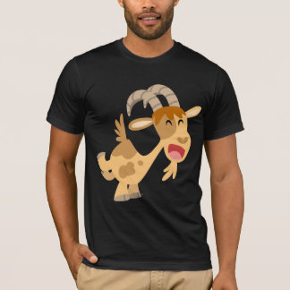 かわいいハッピーマンガヤギTシャツ Tシャツ