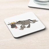 かわいいハッピーマンガワイルドビーエストコルクコースター コースター (左側)